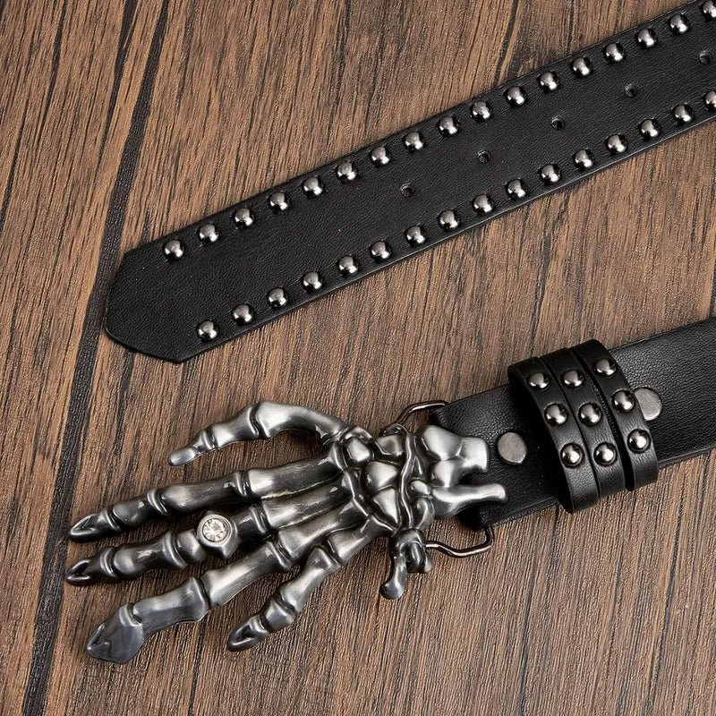 Skeleton Hand Belt with Rhinestone - Angel's House of Design Co.