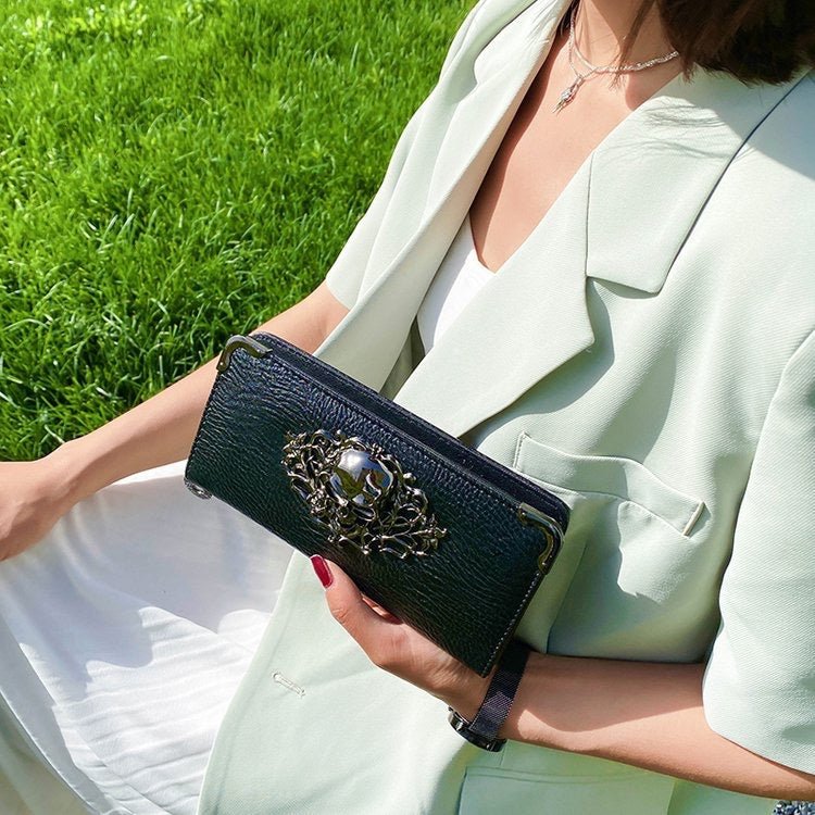 Skull Clutch/Wallet - Angel's House of Design Co.