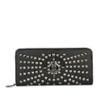 Skull Clutch/Wallet with Studs and Rhinestones - Angel's House of Design Co.