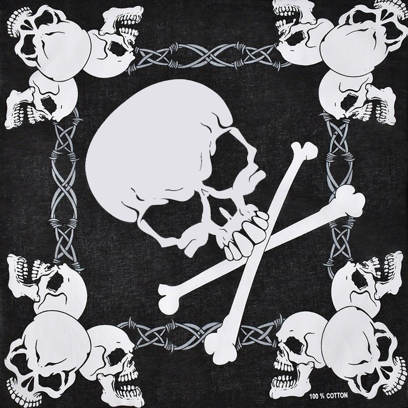 Skull & Crossbone Bandana - Angel's House of Design Co.