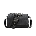 Skull Embossed Handbag with Studs and Spikes - Angel's House of Design Co.