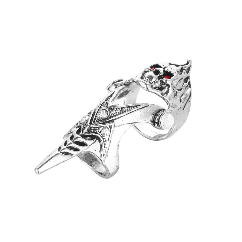 Skull Knuckle Ring - Angel's House of Design Co.
