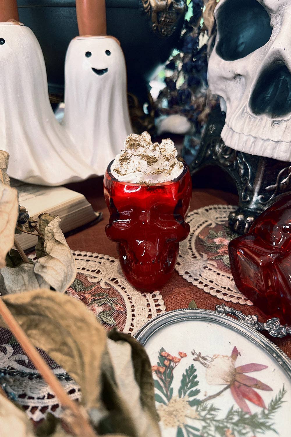 Skull Shot Glass [BLOOD RED] - Angel's House of Design Co.