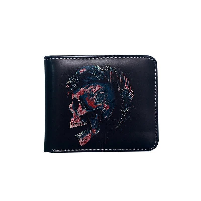 Skull Wallet Bi - Fold - Angel's House of Design Co.