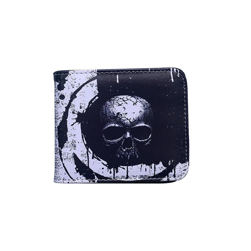 Skull Wallet Bi - Fold - Angel's House of Design Co.