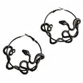 Snake Hoop Earrings - Angel's House of Design Co.