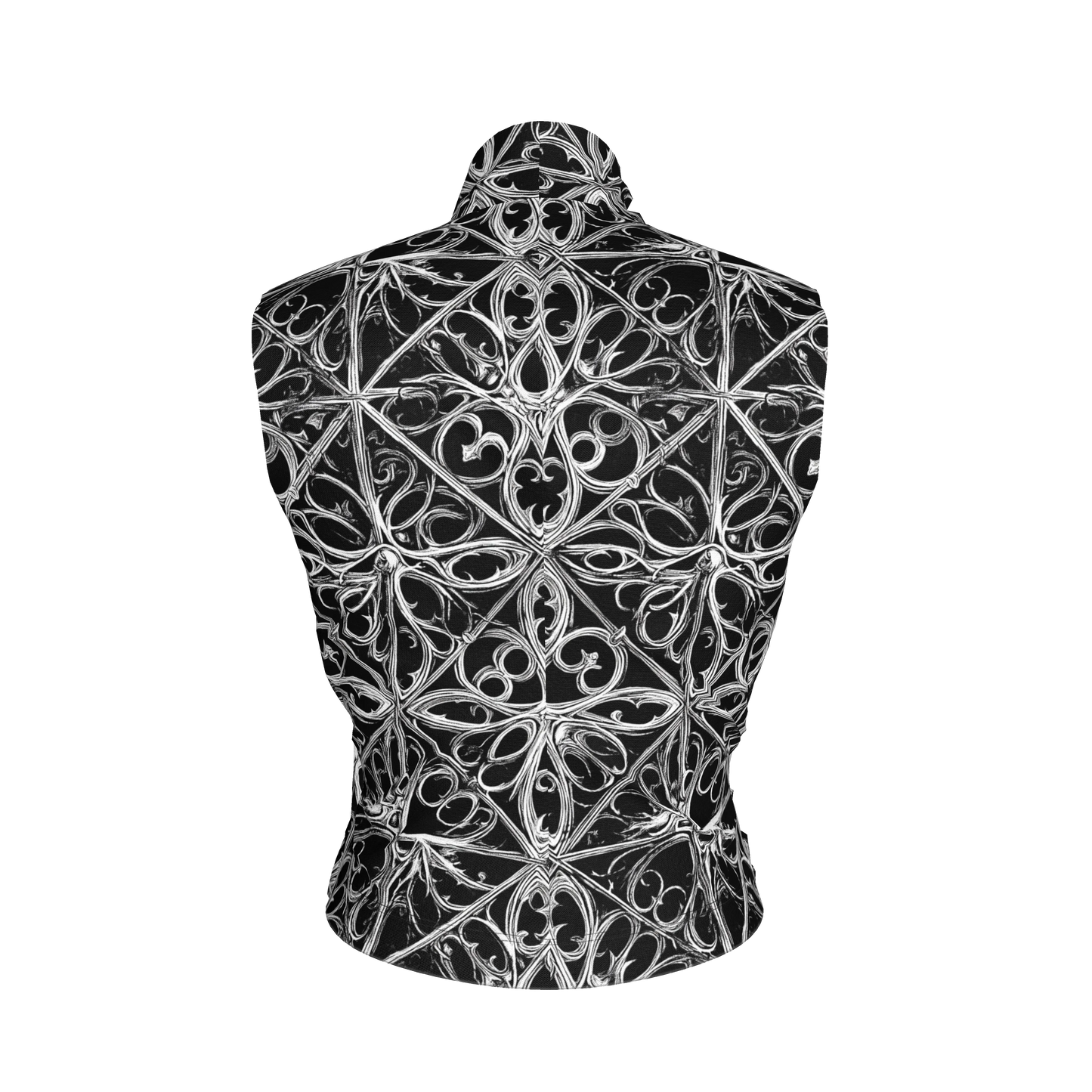 Gothic Lattice Surplice Top