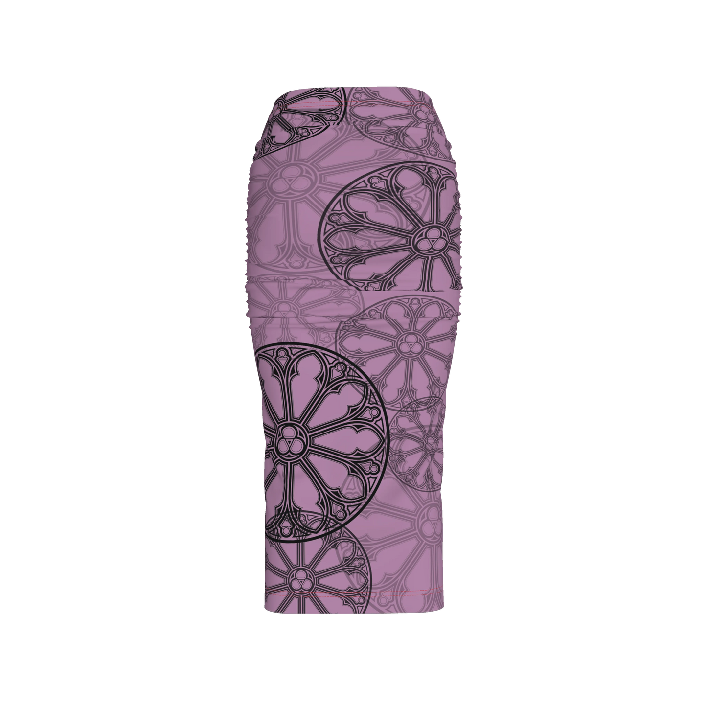 Rose Window Midi Skirt