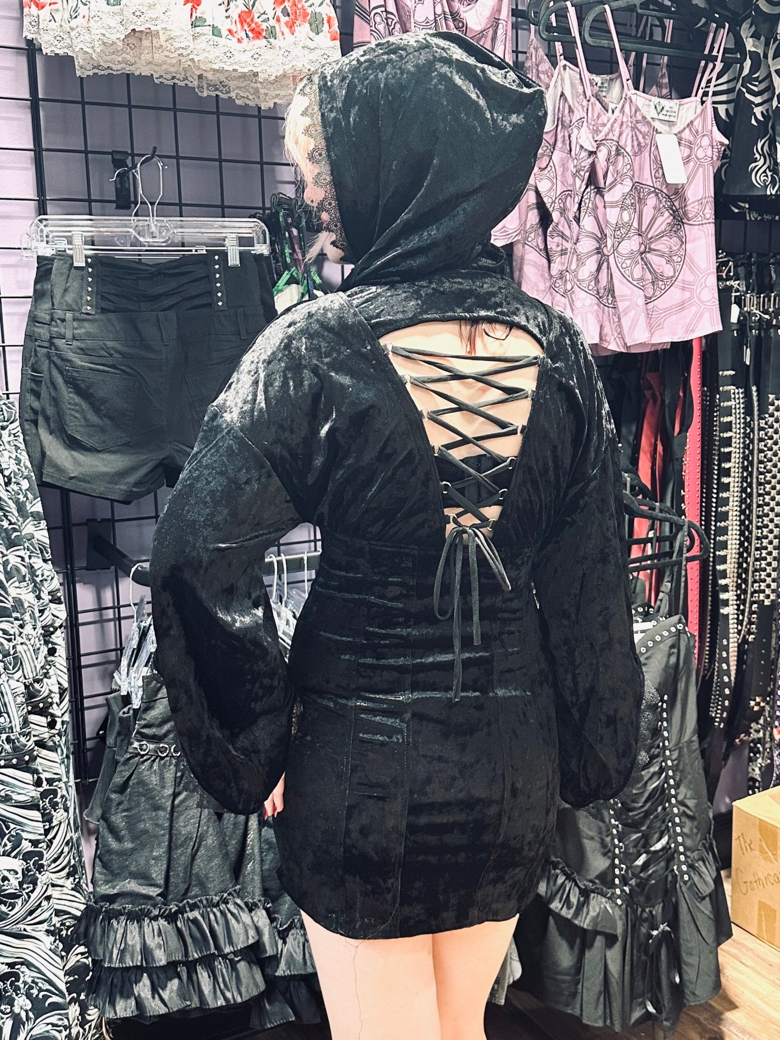 Sorcerer’s Hooded Dress - Angel's House of Design Co.