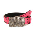 Speak No Evil Pink Belt with Large Belt Buckle - Angel's House of Design Co.