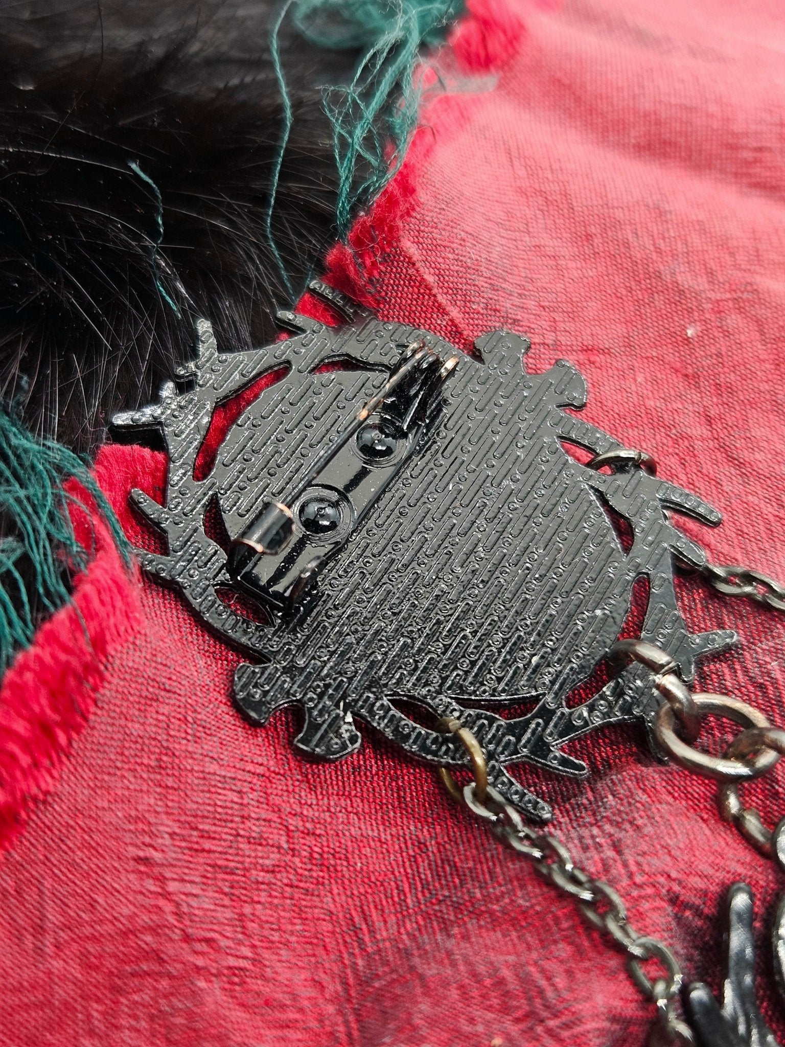 Spider Chain brooch by Boneafide Arts - Angel's House of Design Co.