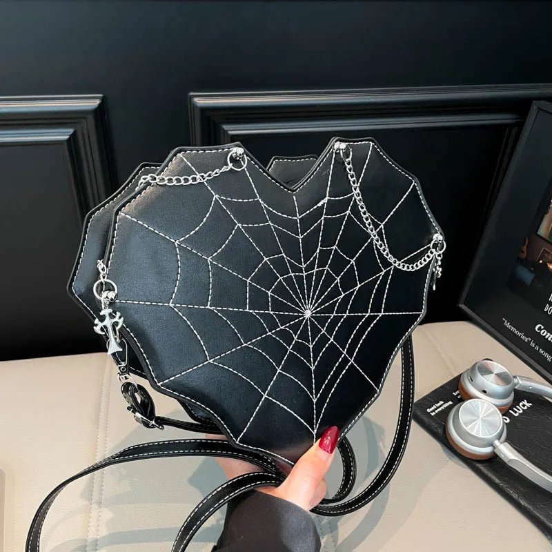 Spider Web Heart Purse - Angel's House of Design Co.