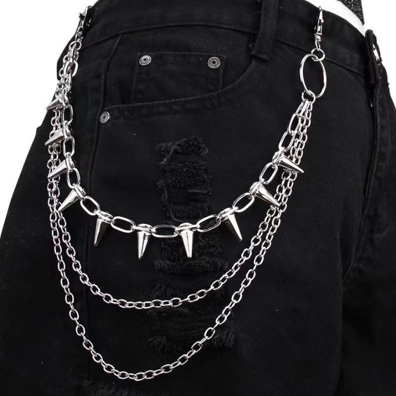 Spiked Wallet Chains - Angel's House of Design Co.