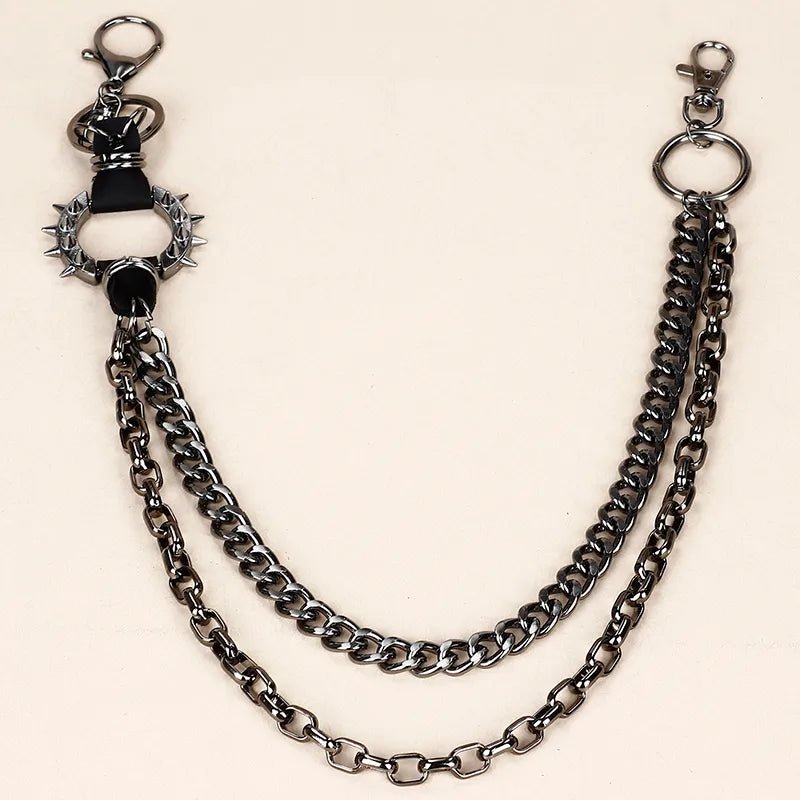 Spiked Wallet Chains - Angel's House of Design Co.