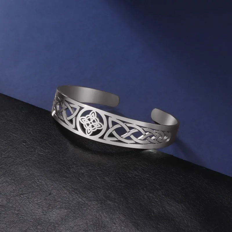 Stainless Steel Celtic Knot Bracelet - Angel's House of Design Co.