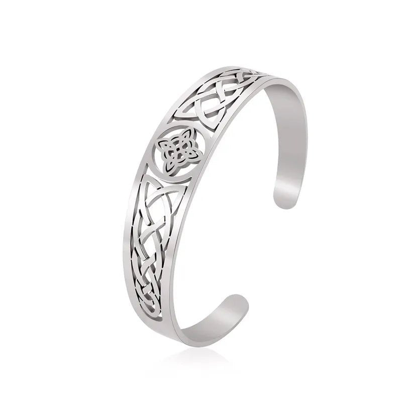 Stainless Steel Celtic Knot Bracelet - Angel's House of Design Co.