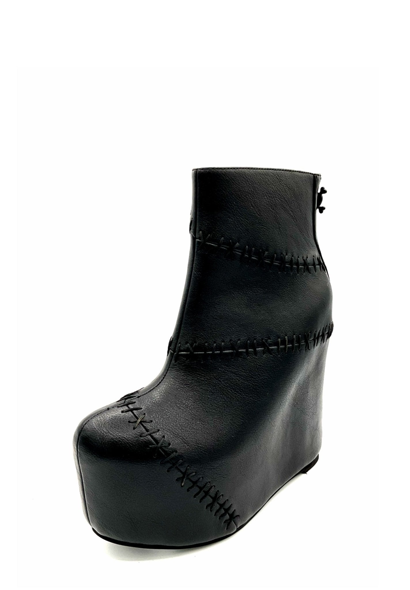 Stitches Tonal Wedge Boot - Angel's House of Design Co.