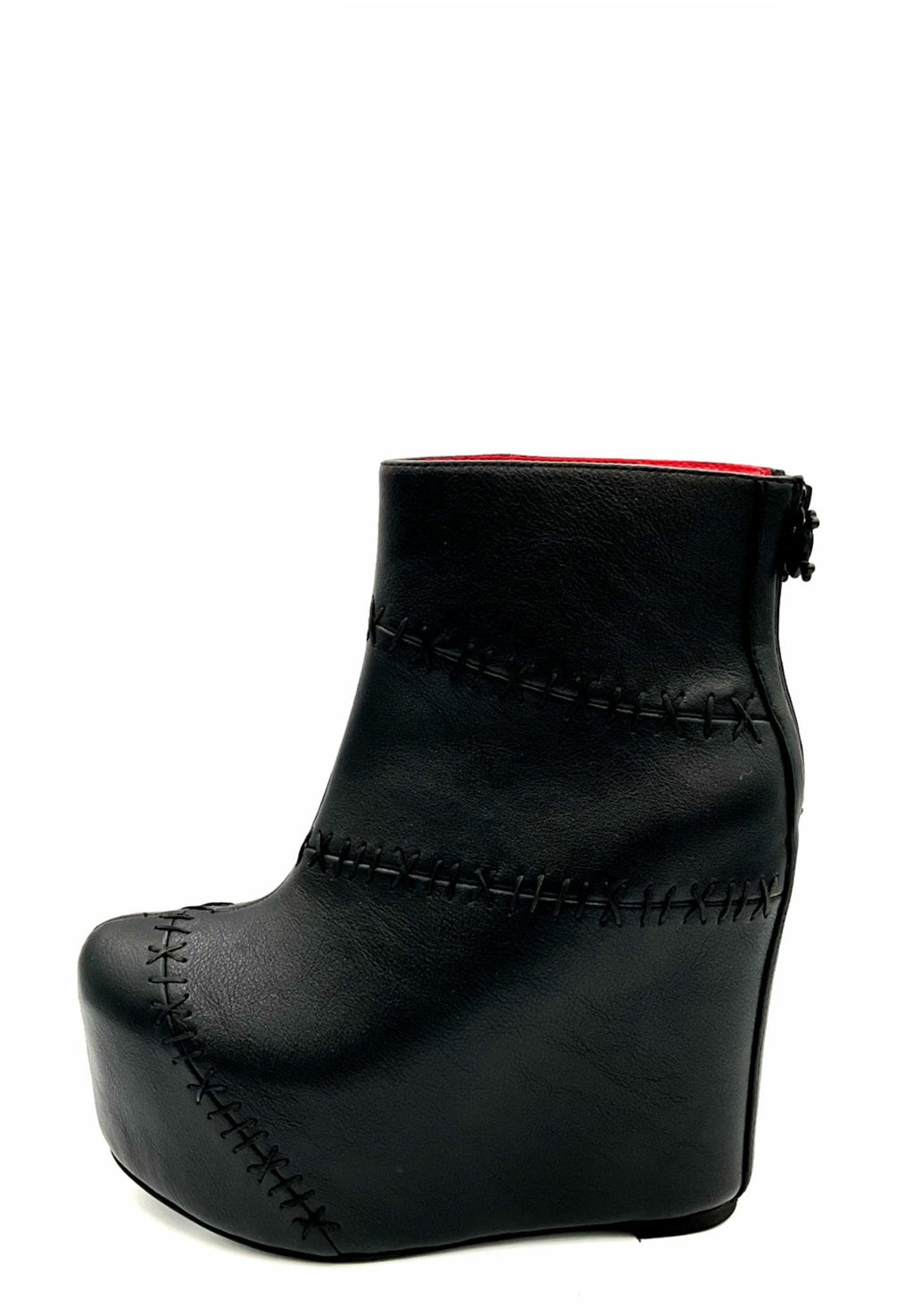 Stitches Tonal Wedge Boot - Angel's House of Design Co.