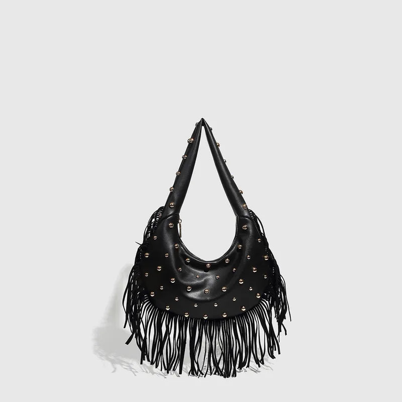 Studded Fringe Bag - Angel's House of Design Co.