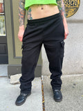 Sweatpants with eyelet trim - Angel's House of Design Co.