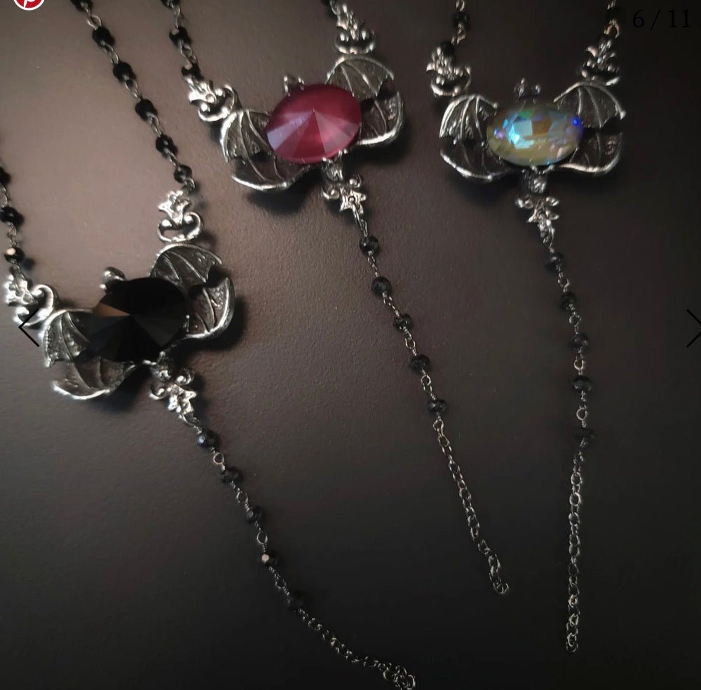 Tandem Bats Pendant By Martha Rotten - Angel's House of Design Co.