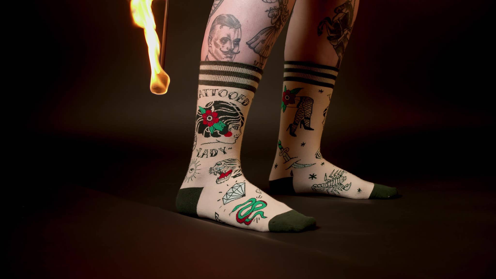 Tattooed Lady Socks - Angel's House of Design Co.