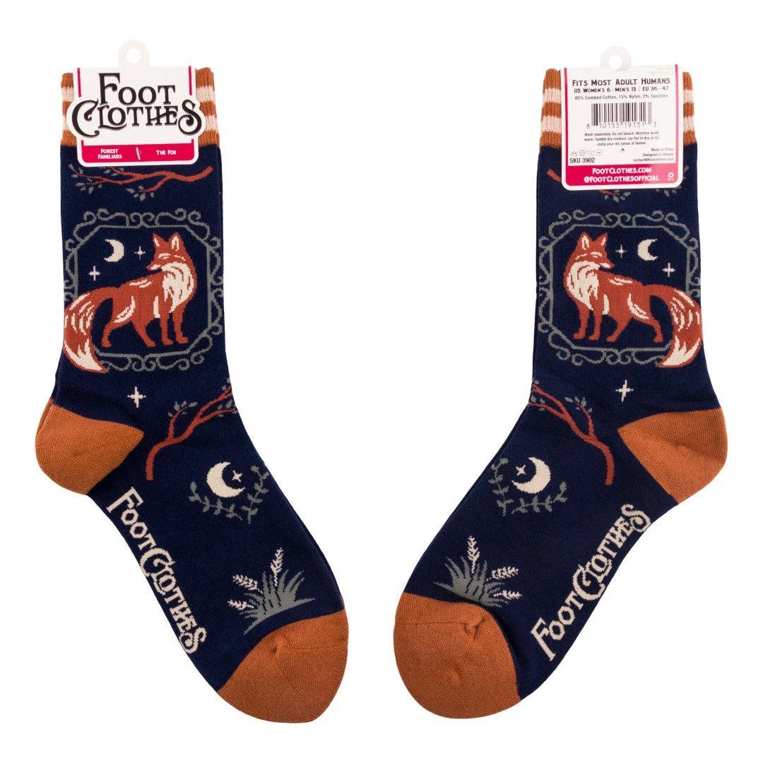 The Fox Crew Socks - Angel's House of Design Co.
