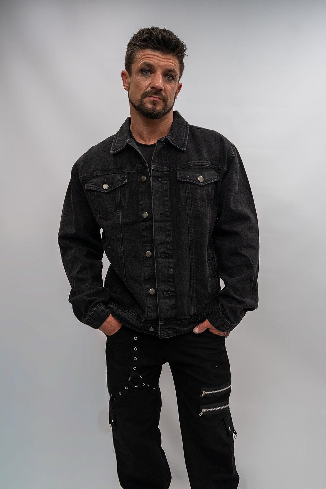 The High Priestess Denim Jacket - Angel's House of Design Co.