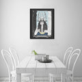The High Priestess Tarot Art Canvas Print 16"x20" Original Art - Angel's House of Design Co.