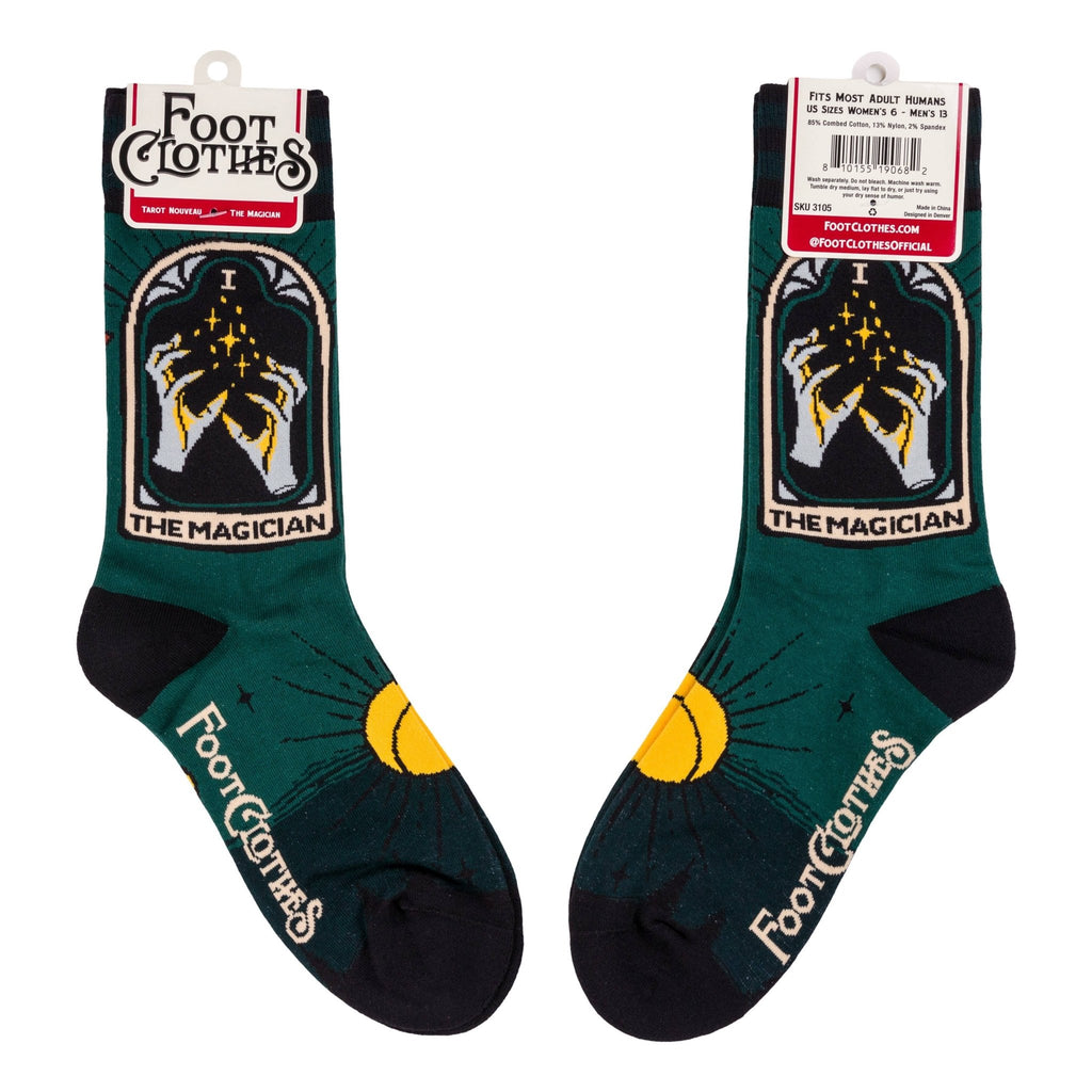 The Magician Tarot Nouveau Crew Socks - Angel's House of Design Co.