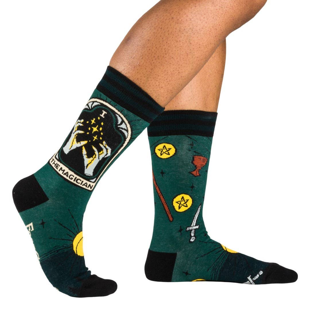 The Magician Tarot Nouveau Crew Socks - Angel's House of Design Co.