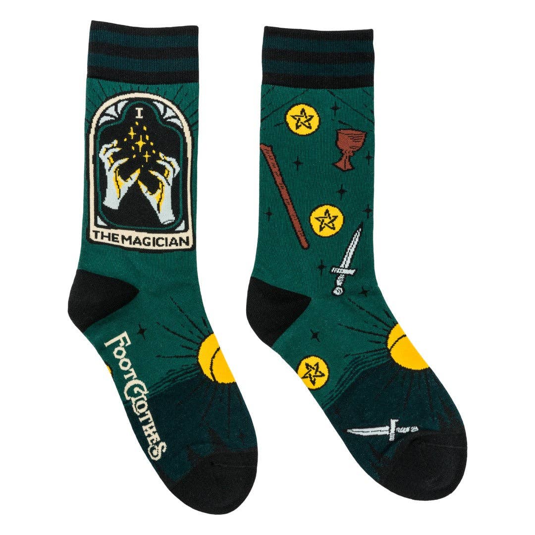The Magician Tarot Nouveau Crew Socks - Angel's House of Design Co.