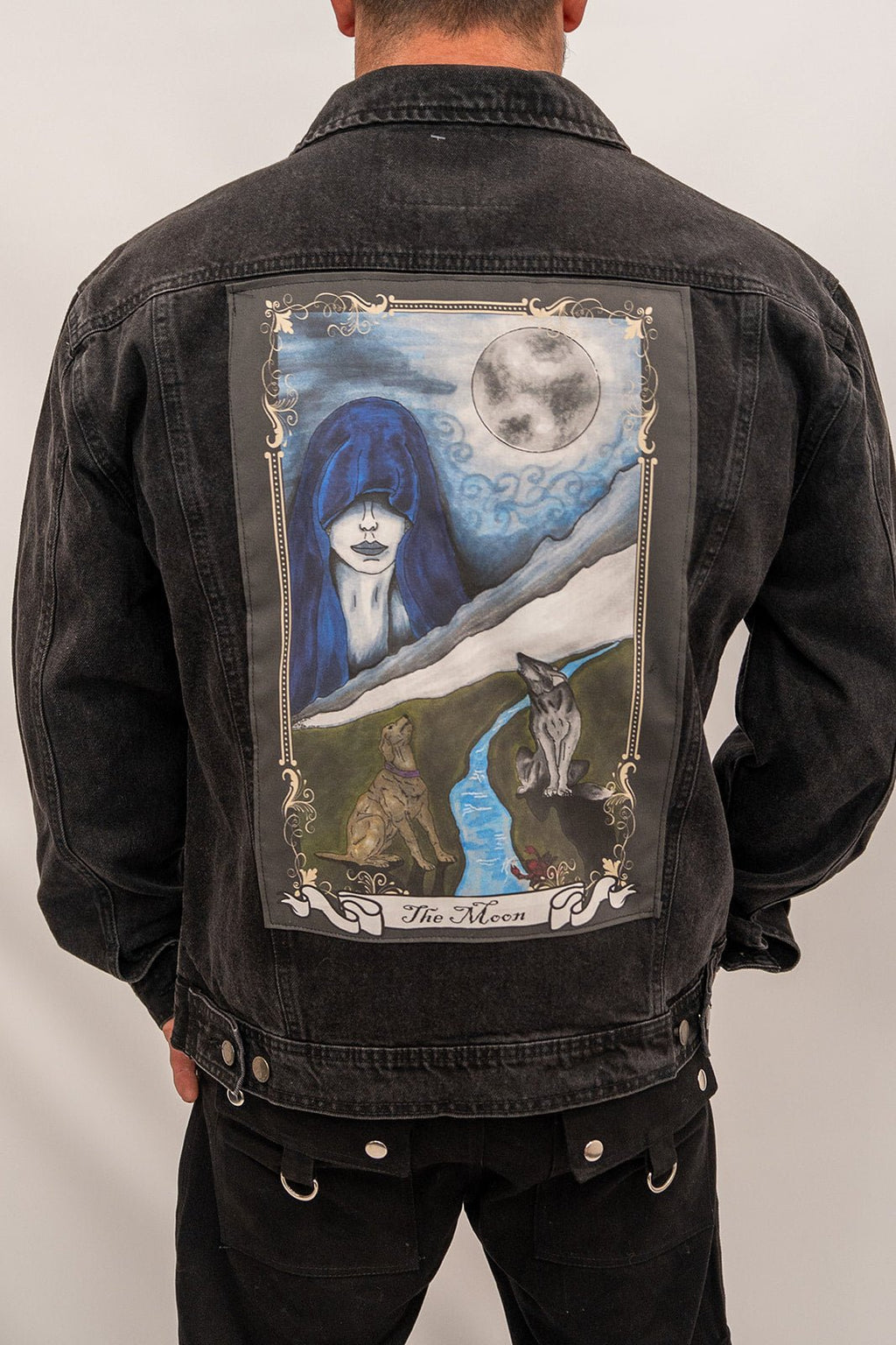 The Moon Denim Jacket - Angel's House of Design Co.