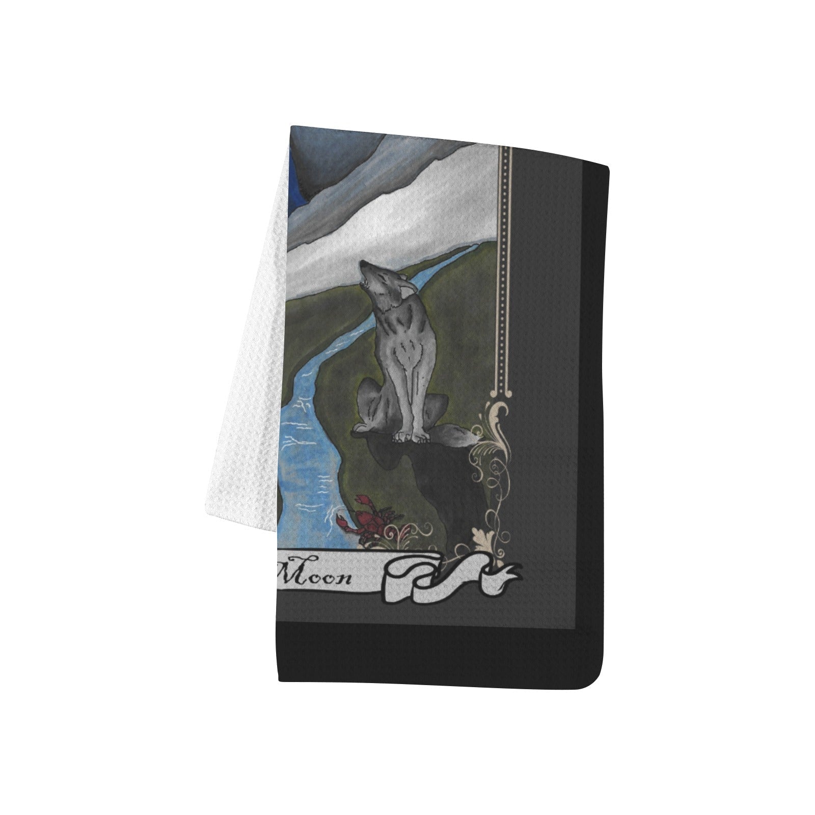 The Moon Tarot Kitchen Hand Towel 40X60cm - Angel's House of Design Co.