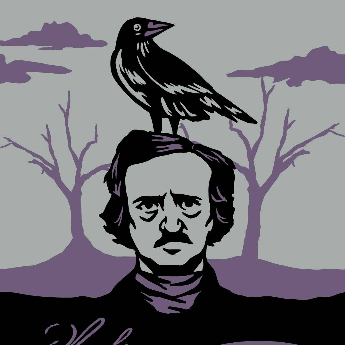 The Raven Poe Socks - Angel's House of Design Co.