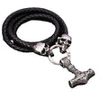 Thor's Hammer Braided Necklace - Angel's House of Design Co.