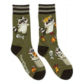 Trash Panda Pizza Party Crew Socks - Angel's House of Design Co.