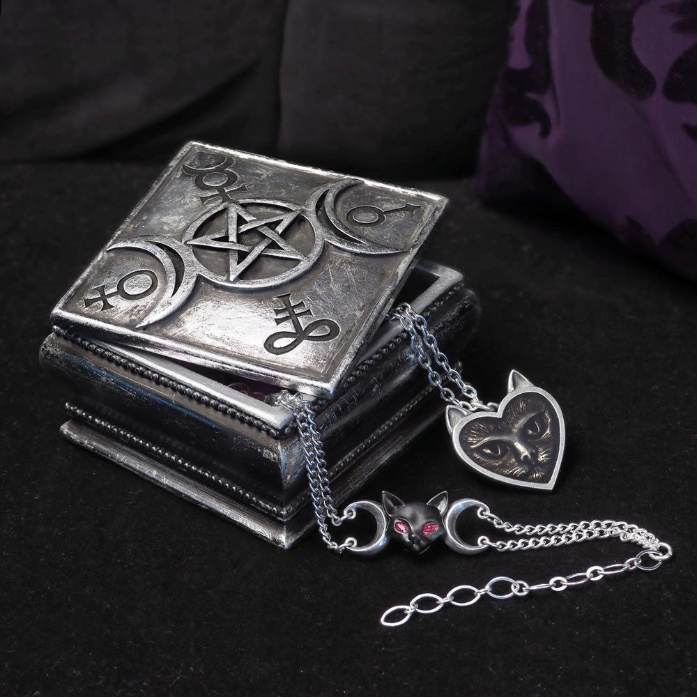 Triple Moon Trinket & Jewelry Pot - Angel's House of Design Co.