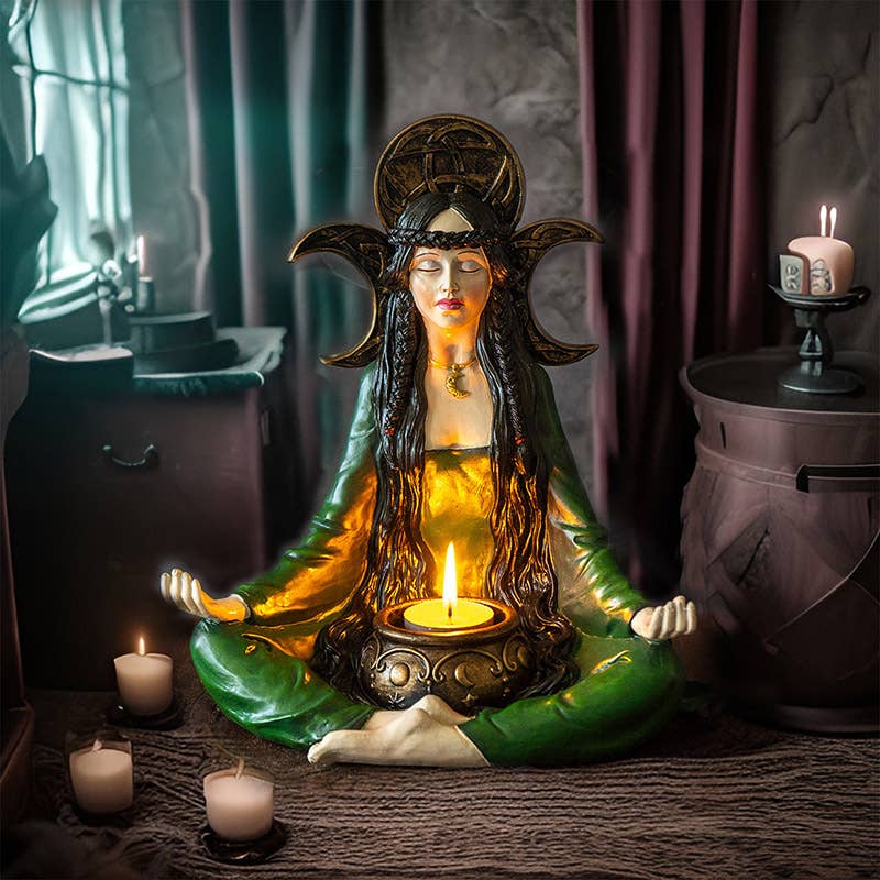 Triple Moon Witch Votive Holder - Angel's House of Design Co.
