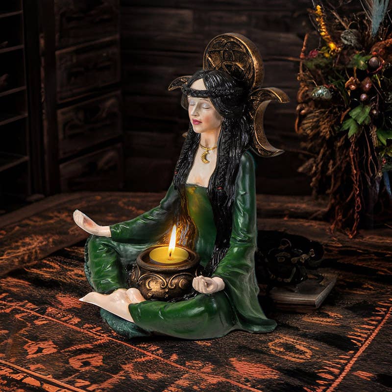 Triple Moon Witch Votive Holder - Angel's House of Design Co.