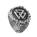 Valknut Titanium Steel Ring - Angel's House of Design Co.