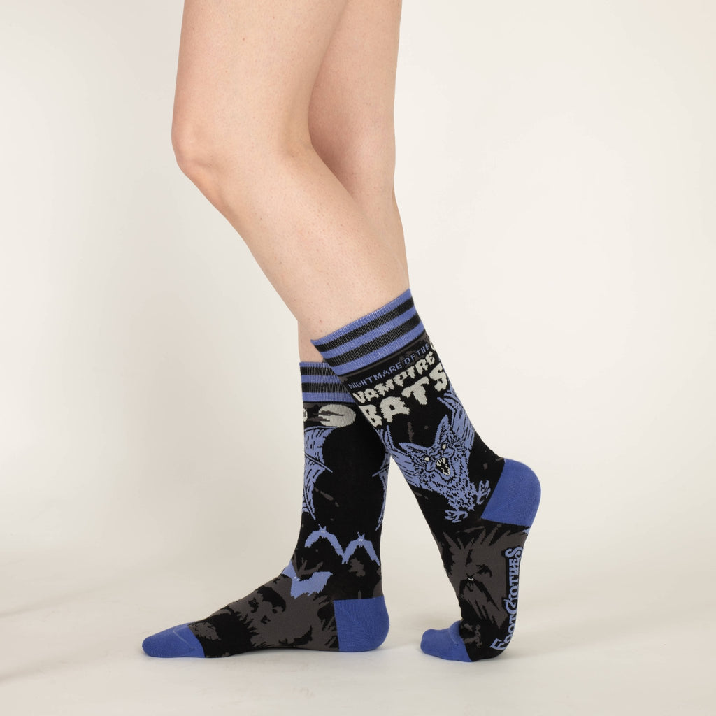 Vampire Bats Crew Socks - Angel's House of Design Co.