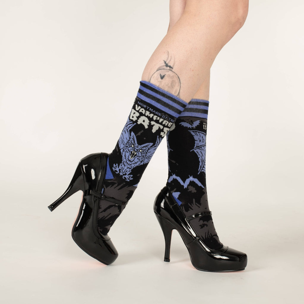Vampire Bats Crew Socks - Angel's House of Design Co.