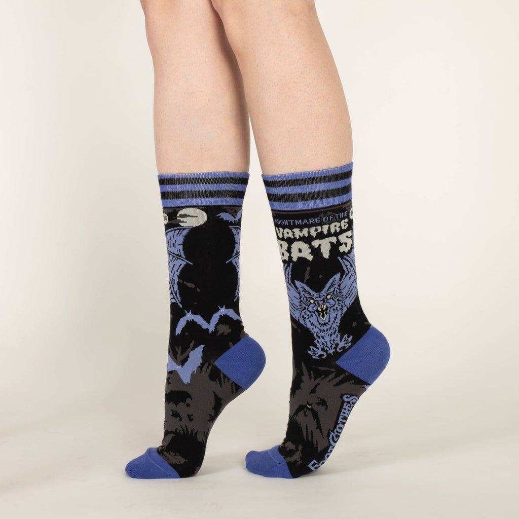 Vampire Bats Crew Socks - Angel's House of Design Co.