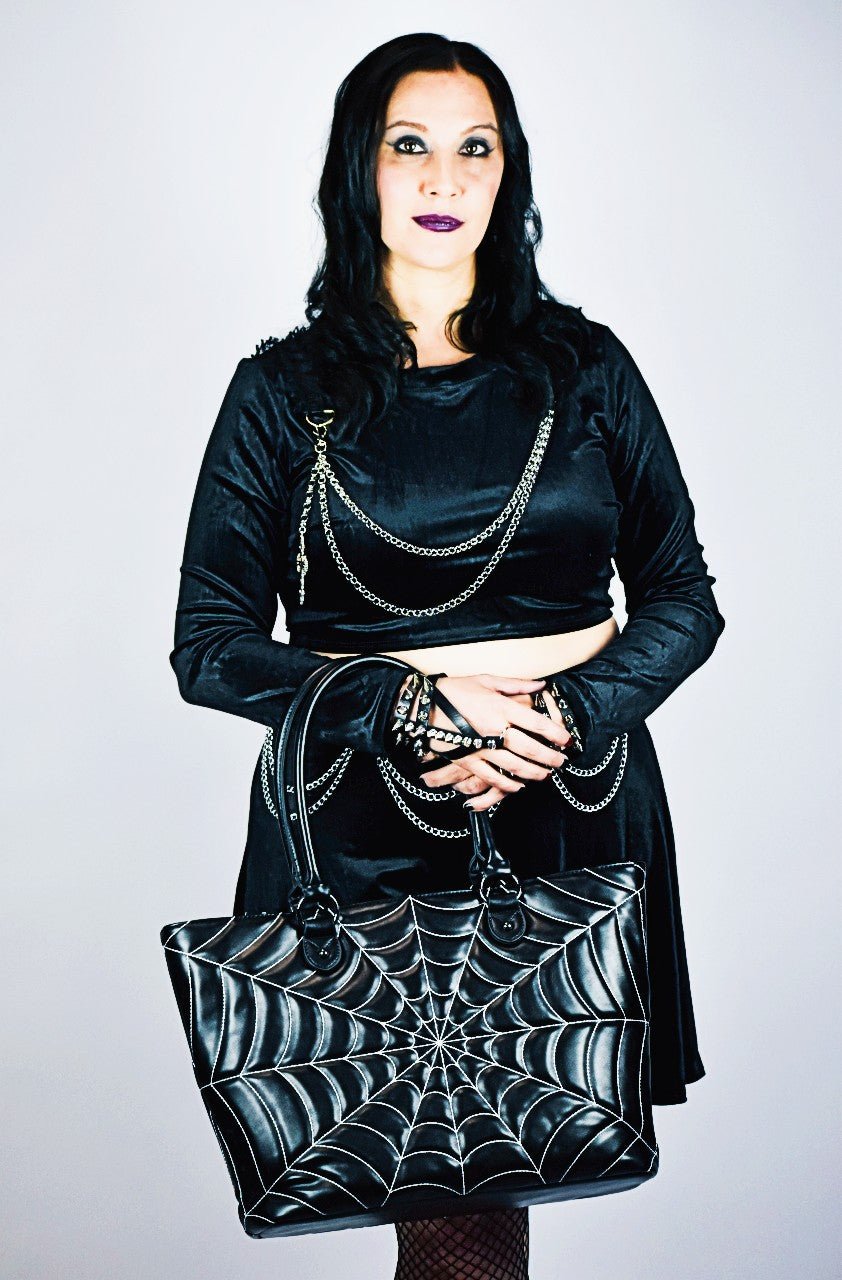 Vampire Cross Velvet Crop - Angel's House of Design Co.