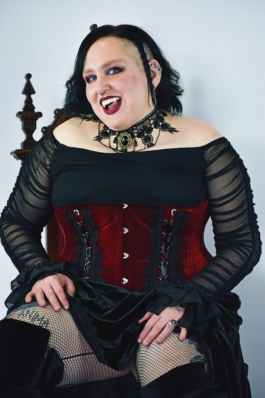 Vampire queen corset - Angel's House of Design Co.