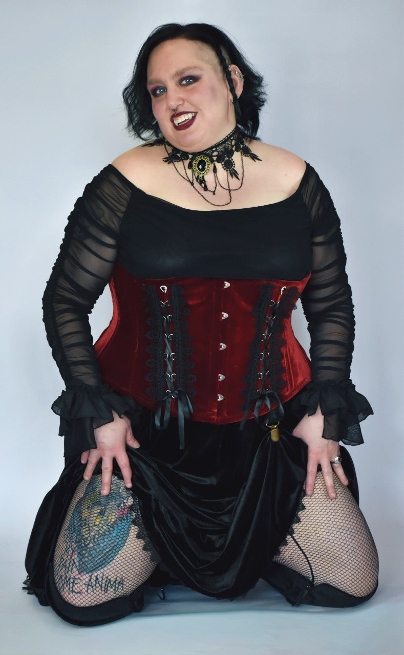 Vampire queen corset - Angel's House of Design Co.