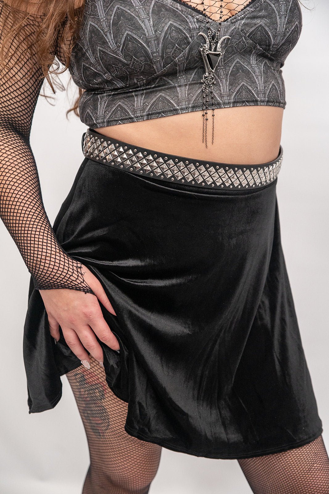 Velvet A - Line Skirt - Angel's House of Design Co.