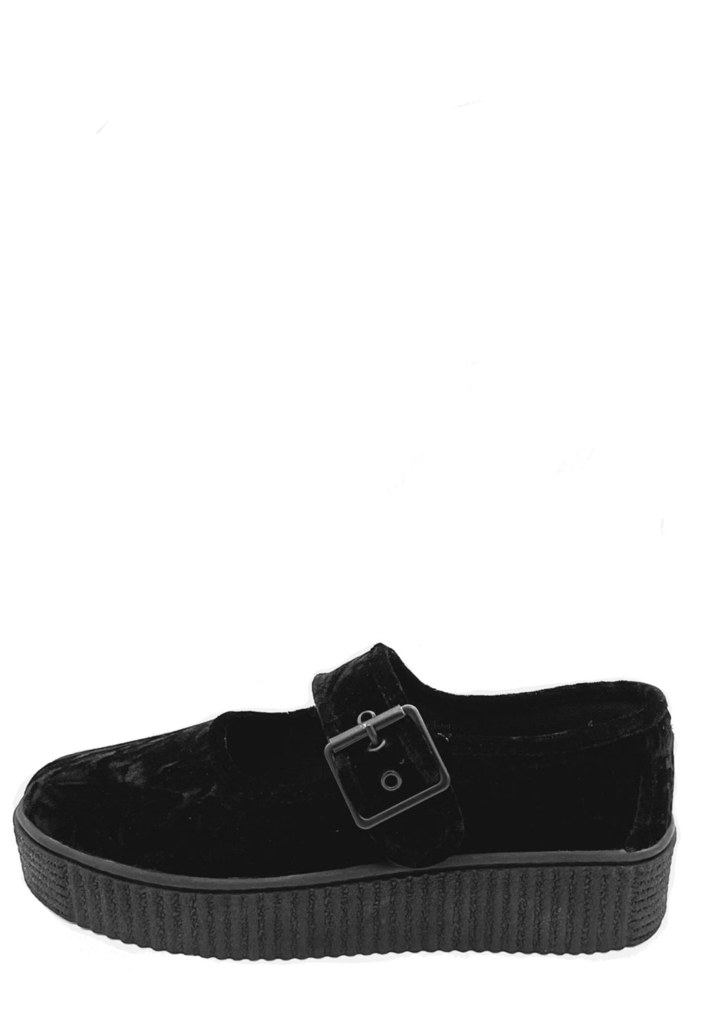 Velvet Crush Maryjane Sneaker - Black - Angel's House of Design Co.