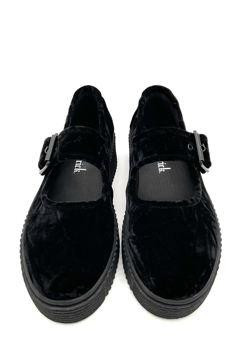 Velvet Crush Maryjane Sneaker - Black - Angel's House of Design Co.